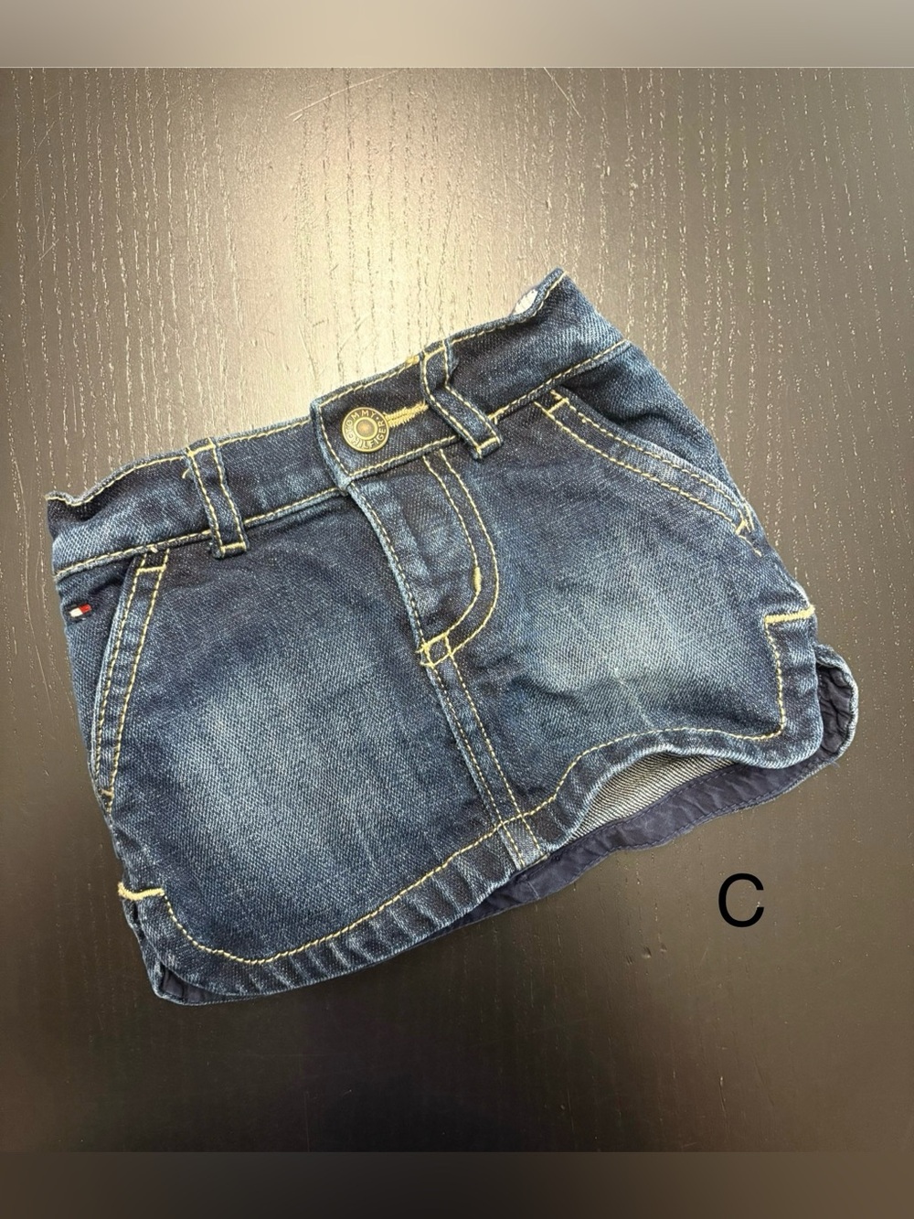 Tommy Hilfiger 3-6m Dark Blue Denim Skirt